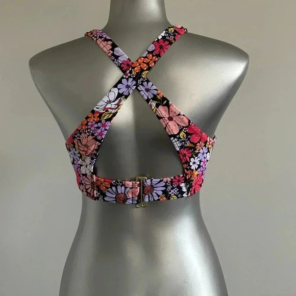 Time & Tru Floral Bikini Top - Picture 7 of 9